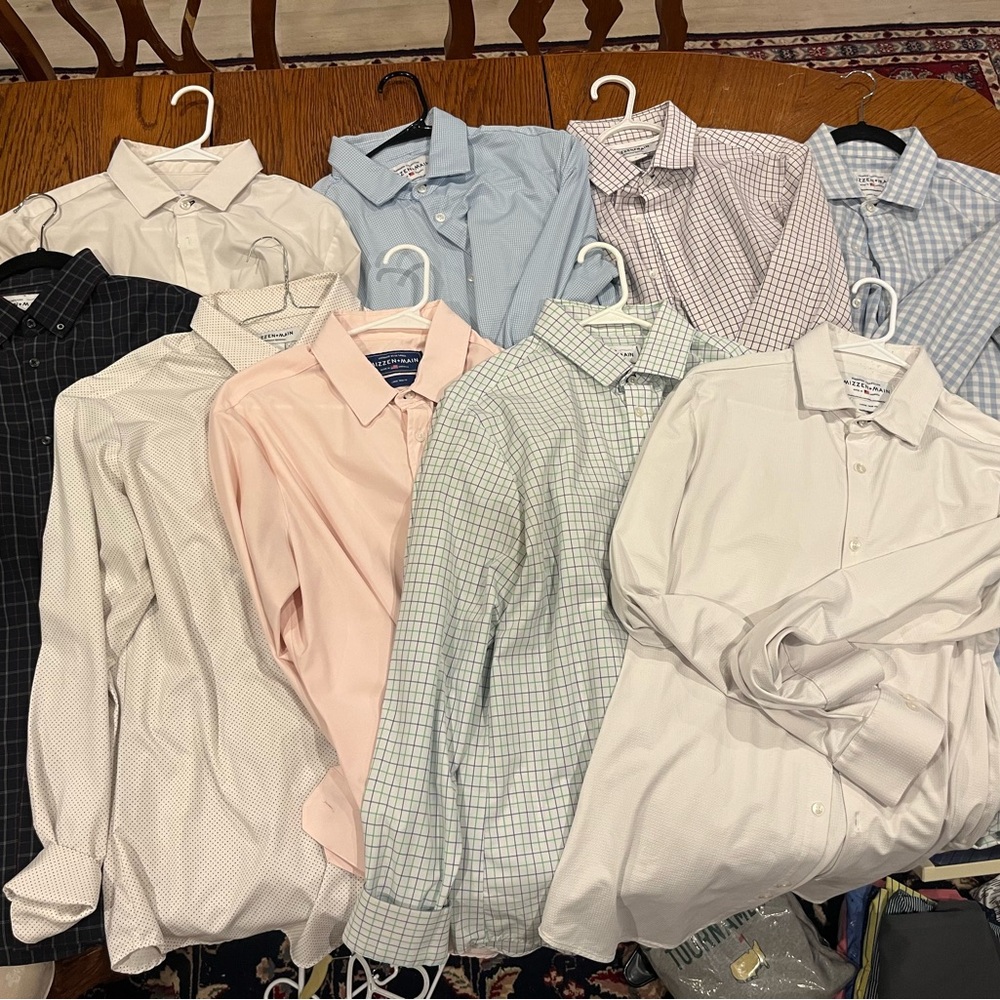 9 Mizzen+Main Dress Shirts